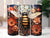 Bee and Orange Flowers tumbler