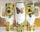 Print Butterfly with Sunflowers 40 oz