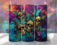 Butterflies and Skulls tumbler