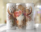 Longhorn Skull tumbler