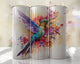 Rainbow Hummingbird tumbler