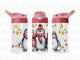 Snowy Penguins Kids flip top water bottle