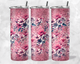 Pink Floral tumbler