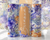 Personalized Blue Floral tumbler