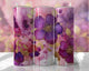 Purple Floral tumbler