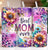 Purple Best Mom Ever Floral tumbler