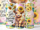 Girl Who Loves Highland Cows tumbler