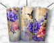 Hummingbird Floral tumbler