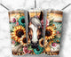 Sunflower Horse tumbler