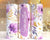 Personalized Purple Floral tumbler