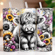 Cute Black and White Cow tumbler