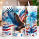 Patriotic Eagle tumbler