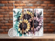 Watercolor Sunflowers tumbler