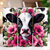 Cow Head in Flowers tumbler