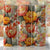 Orange Floral Cactus tumbler