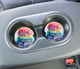 Rainbow Book Stack Car Coasters