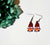 Plaid Gnome Pumpkin Earrings