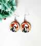 Christmas Cow Earrings