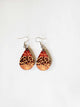 Cheetah Tri Color Earrings