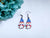 Patriotic Gnome Earrings