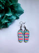 Striped Sandals Earrings