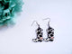 Cow Print Boots Earrings