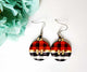 Red White Plaid Earrings