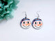 Snowman Face Earrings