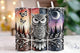 Night Sky Owl tumbler