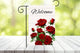 Roses garden flag