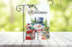 Snowman garden flag