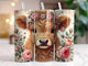 Cow with Roses tumbler