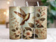 Sepia toned Hummingbird tumbler
