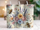 Bees and Wildflowers tumbler