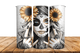 Rock On Girl with Sunflowers tumbler