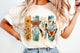 Floral Butterfly Scenes Tee