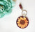 Sunflower keychain