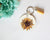 Faith sunflower keychain