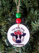 Cow bells ring ornament