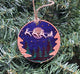 Christmas scene ornament